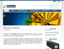 Tablet Screenshot of datasolindia.com